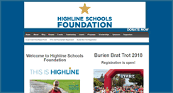 Desktop Screenshot of highlineschoolsfoundation.org